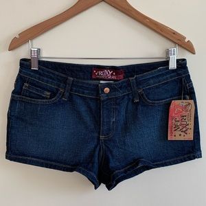 ROXY retro denim shorts . NWT .